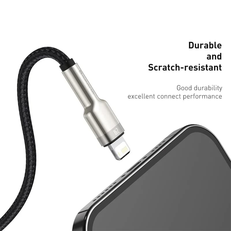 2,4A USB-A til Lightning lynopladekabel