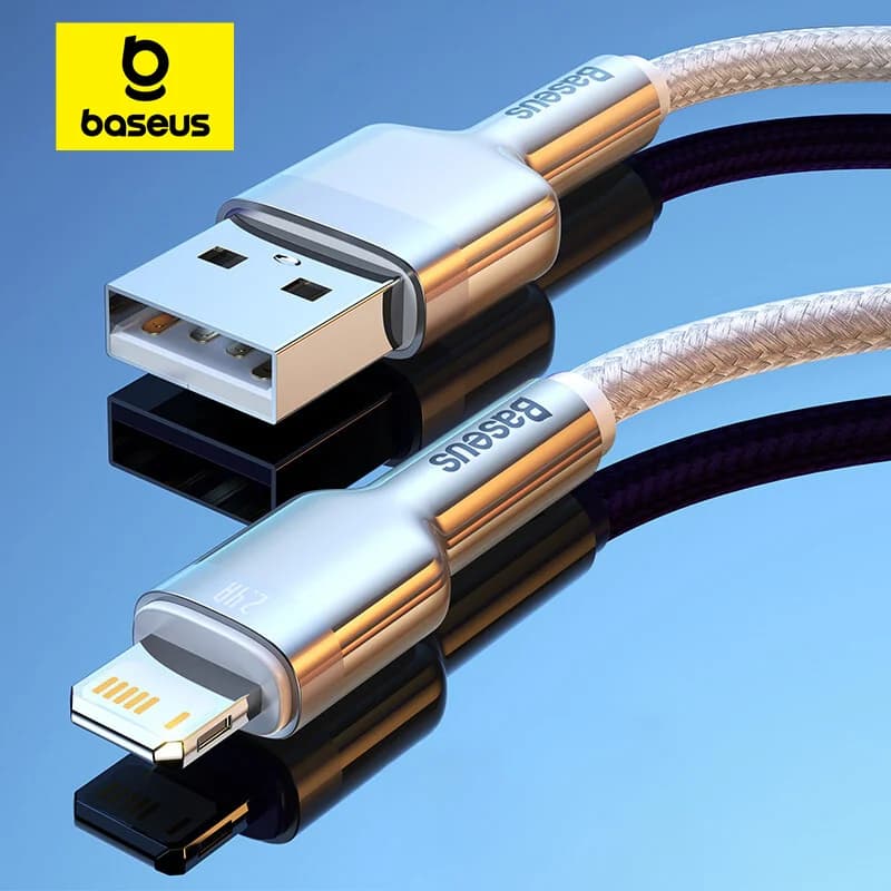 2,4A USB-A til Lightning lynopladekabel